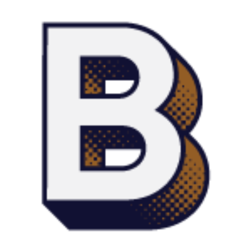 B is for Bert. Logotype, rgb graphic.